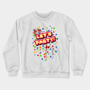 Five Nights at Freddy's - Let's Party - Toy Chica Bloody Crewneck Sweatshirt